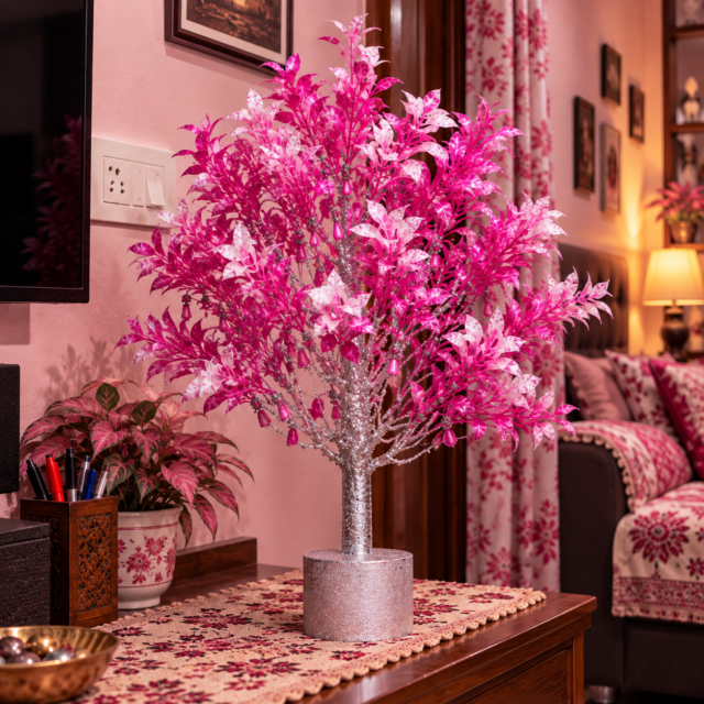 Artificial Pink Decorative Tree for Home & Office